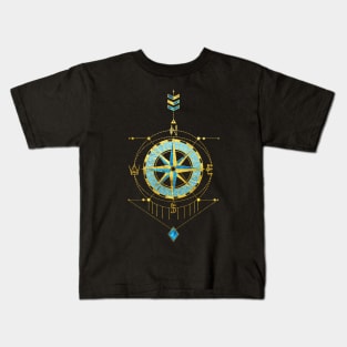 Decorative Sacred Geometry Compass Kids T-Shirt